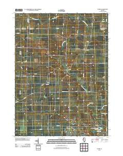 Elmira Illinois Historical topographic map, 1:24000 scale, 7.5 X 7.5 Minute, Year 2012