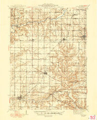 Elmwood Illinois Historical topographic map, 1:62500 scale, 15 X 15 Minute, Year 1948