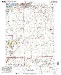 Elwood Illinois Historical topographic map, 1:24000 scale, 7.5 X 7.5 Minute, Year 1999