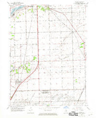 Elwood Illinois Historical topographic map, 1:24000 scale, 7.5 X 7.5 Minute, Year 1953
