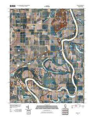 Emma Illinois Historical topographic map, 1:24000 scale, 7.5 X 7.5 Minute, Year 2010