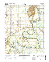 Emma Illinois Current topographic map, 1:24000 scale, 7.5 X 7.5 Minute, Year 2015