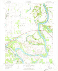 Emma Illinois Historical topographic map, 1:24000 scale, 7.5 X 7.5 Minute, Year 1958