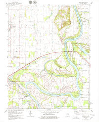 Emma Illinois Historical topographic map, 1:24000 scale, 7.5 X 7.5 Minute, Year 1978