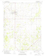 Enfield Illinois Historical topographic map, 1:24000 scale, 7.5 X 7.5 Minute, Year 1974
