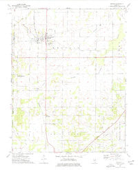 Enfield Illinois Historical topographic map, 1:24000 scale, 7.5 X 7.5 Minute, Year 1974