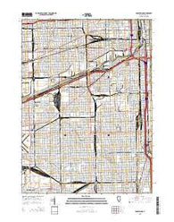 Englewood Illinois Current topographic map, 1:24000 scale, 7.5 X 7.5 Minute, Year 2015