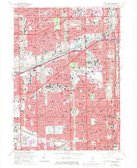 Englewood Illinois Historical topographic map, 1:24000 scale, 7.5 X 7.5 Minute, Year 1963