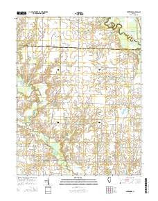 Enterprise Illinois Current topographic map, 1:24000 scale, 7.5 X 7.5 Minute, Year 2015