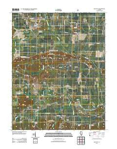 Equality Illinois Historical topographic map, 1:24000 scale, 7.5 X 7.5 Minute, Year 2012