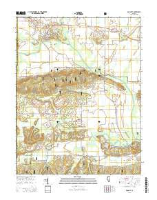 Equality Illinois Current topographic map, 1:24000 scale, 7.5 X 7.5 Minute, Year 2015
