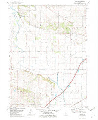 Erie NW Illinois Historical topographic map, 1:24000 scale, 7.5 X 7.5 Minute, Year 1982