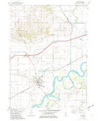 Erie Illinois Historical topographic map, 1:24000 scale, 7.5 X 7.5 Minute, Year 1982