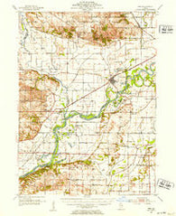 Erie Illinois Historical topographic map, 1:62500 scale, 15 X 15 Minute, Year 1952