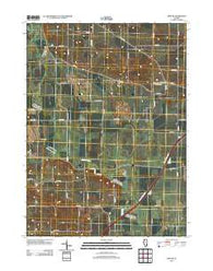 Erie NW Illinois Historical topographic map, 1:24000 scale, 7.5 X 7.5 Minute, Year 2012