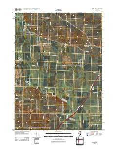 Erie NW Illinois Historical topographic map, 1:24000 scale, 7.5 X 7.5 Minute, Year 2012