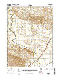 Erie NW Illinois Current topographic map, 1:24000 scale, 7.5 X 7.5 Minute, Year 2015