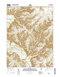 Erwin Illinois Current topographic map, 1:24000 scale, 7.5 X 7.5 Minute, Year 2015