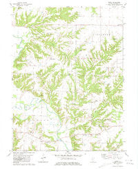 Erwin Illinois Historical topographic map, 1:24000 scale, 7.5 X 7.5 Minute, Year 1981