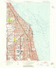 Evanston Illinois Historical topographic map, 1:24000 scale, 7.5 X 7.5 Minute, Year 1953