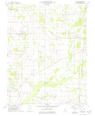 Ewing Illinois Historical topographic map, 1:24000 scale, 7.5 X 7.5 Minute, Year 1974