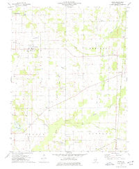 Ewing Illinois Historical topographic map, 1:24000 scale, 7.5 X 7.5 Minute, Year 1974