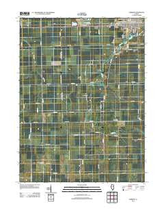 Fairbury Illinois Historical topographic map, 1:24000 scale, 7.5 X 7.5 Minute, Year 2012