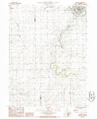 Fairbury Illinois Historical topographic map, 1:24000 scale, 7.5 X 7.5 Minute, Year 1986