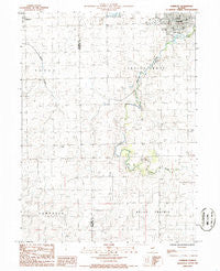 Fairbury Illinois Historical topographic map, 1:24000 scale, 7.5 X 7.5 Minute, Year 1986