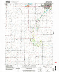 Fairbury Illinois Historical topographic map, 1:24000 scale, 7.5 X 7.5 Minute, Year 2001
