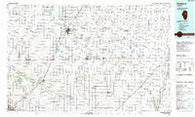Fairbury Illinois Historical topographic map, 1:100000 scale, 30 X 60 Minute, Year 1985