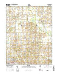 Fairfield Illinois Current topographic map, 1:24000 scale, 7.5 X 7.5 Minute, Year 2015