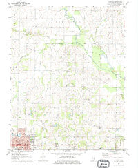 Fairfield Illinois Historical topographic map, 1:24000 scale, 7.5 X 7.5 Minute, Year 1971