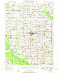 Fairfield Illinois Historical topographic map, 1:62500 scale, 15 X 15 Minute, Year 1948