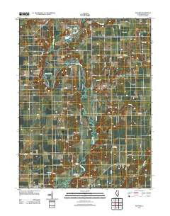 Fancher Illinois Historical topographic map, 1:24000 scale, 7.5 X 7.5 Minute, Year 2012