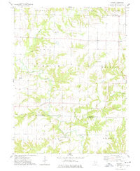 Fandon Illinois Historical topographic map, 1:24000 scale, 7.5 X 7.5 Minute, Year 1974