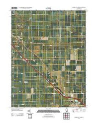 Farmer City North Illinois Historical topographic map, 1:24000 scale, 7.5 X 7.5 Minute, Year 2012