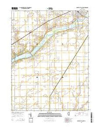 Farmer City South Illinois Current topographic map, 1:24000 scale, 7.5 X 7.5 Minute, Year 2015