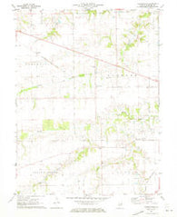 Farmingdale Illinois Historical topographic map, 1:24000 scale, 7.5 X 7.5 Minute, Year 1971