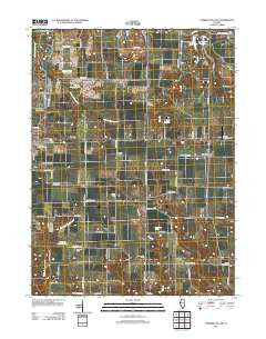 Farmington East Illinois Historical topographic map, 1:24000 scale, 7.5 X 7.5 Minute, Year 2012