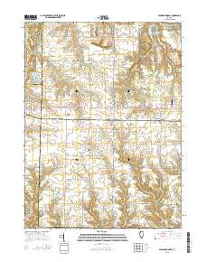 Farmington East Illinois Current topographic map, 1:24000 scale, 7.5 X 7.5 Minute, Year 2015