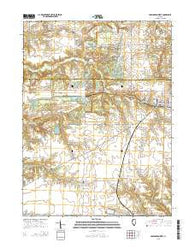 Farmington West Illinois Current topographic map, 1:24000 scale, 7.5 X 7.5 Minute, Year 2015