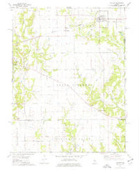 Fillmore Illinois Historical topographic map, 1:24000 scale, 7.5 X 7.5 Minute, Year 1974