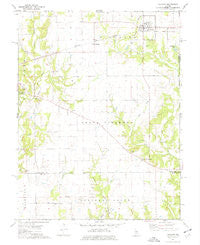 Fillmore Illinois Historical topographic map, 1:24000 scale, 7.5 X 7.5 Minute, Year 1974