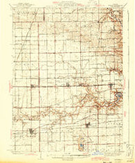 Fithian Illinois Historical topographic map, 1:62500 scale, 15 X 15 Minute, Year 1943