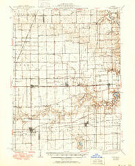 Fithian Illinois Historical topographic map, 1:62500 scale, 15 X 15 Minute, Year 1943