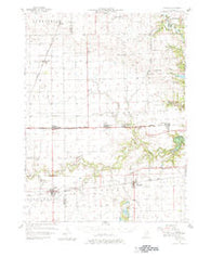 Fithian Illinois Historical topographic map, 1:62500 scale, 15 X 15 Minute, Year 1957