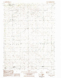 Flanagan South Illinois Historical topographic map, 1:24000 scale, 7.5 X 7.5 Minute, Year 1984