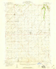 Flanagan Illinois Historical topographic map, 1:62500 scale, 15 X 15 Minute, Year 1958