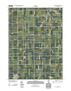 Flanagan North Illinois Historical topographic map, 1:24000 scale, 7.5 X 7.5 Minute, Year 2012
